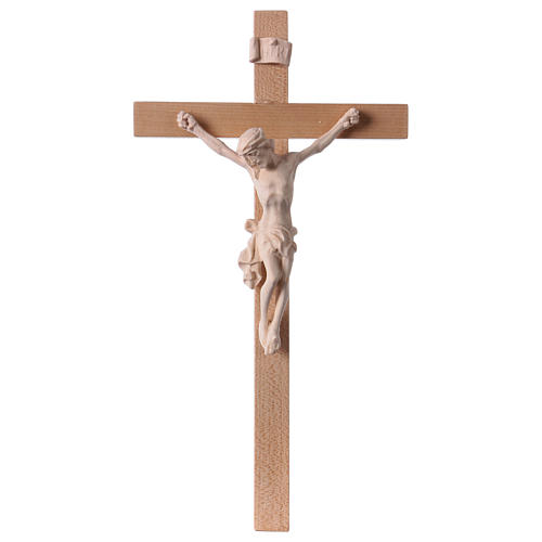 Crucifix Body of Christ in natural wood 1