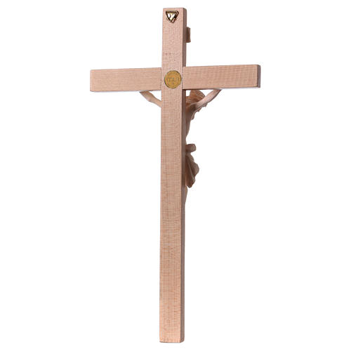 Krucyfiks na krzyżu drewno naturalne 5