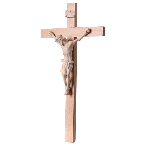 Crucifix Body of Christ in natural wood 3
