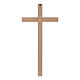 Krzyż z prostymi ramionami rzeźbiony prawdziwe drewno s2