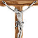 Modern crucifix in olive wood s2