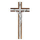 Crucifixo madeira imitação de madrepérola s1