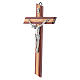 Crucifix in padauk and olive wood s2