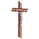 Crucifix en padouk et bois d'olivier s3