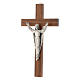 Wooden crucifix with risen Christ in metal s2