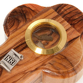 Croix trois lobes avec décors 22x15 cm