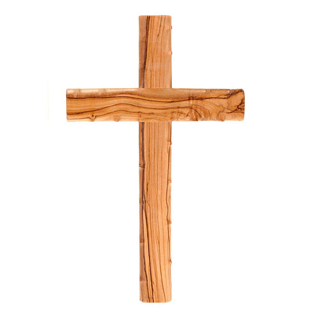 Croix Terre Sainte, bois d'olivier, bord épines vente en ligne sur HOLYART