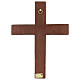 Cristo en Cruz de madera relieve blanco s4