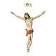 Cuerpo de Cristo estilizado de madera pintada Val Gardena s1