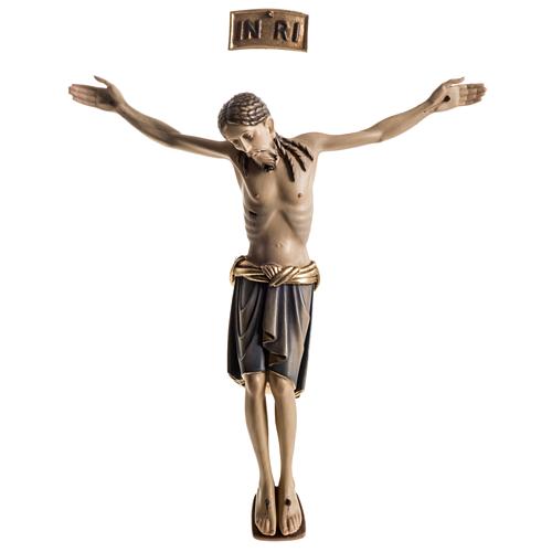 Body of Christ san Damiano painted wood, Val Gardena 1