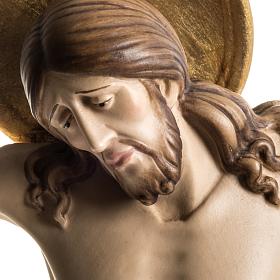 Cristo de madera pintado Cimabue Val Gardena