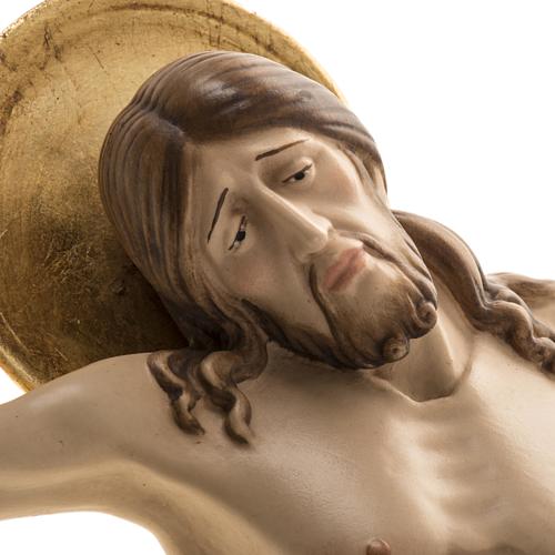 Cristo em madeira pintada Cimabue Val Gardena 9