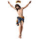 Cristo in legno dipinto Siena Val Gardena s1