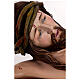 Cristo in legno dipinto Siena Val Gardena s4