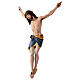 Cristo in legno dipinto Siena Val Gardena s6