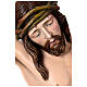 Cristo in legno dipinto Siena Val Gardena s7