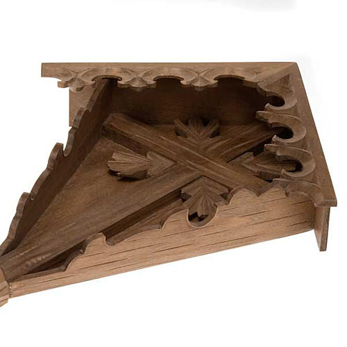 Country cross in spruce wood, Val Gardena 5