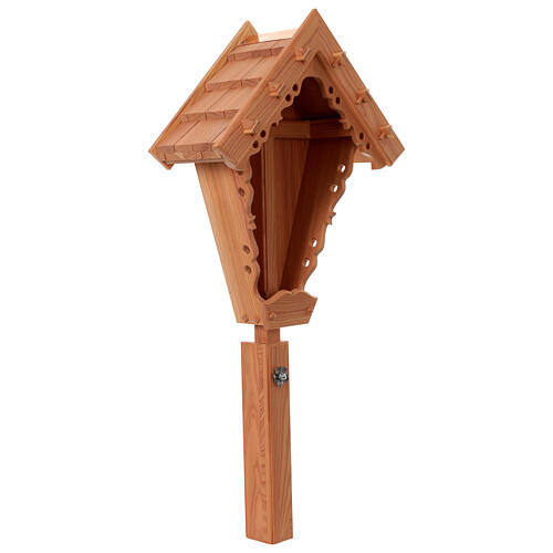 Croix de campagne en bois de mélèze 7