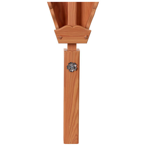 Croix de campagne en bois de mélèze 10