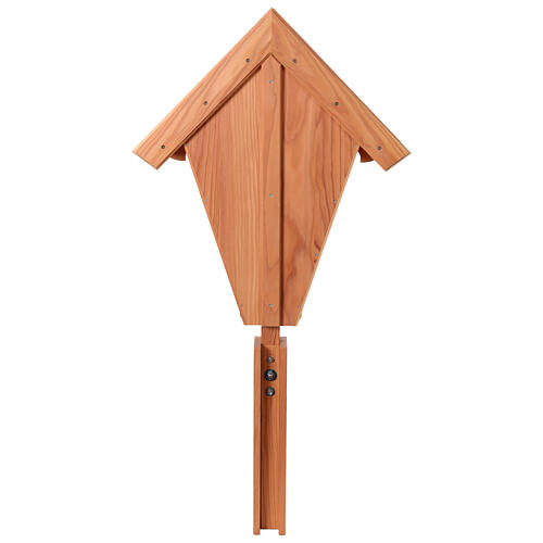 Croix de campagne en bois de mélèze 12
