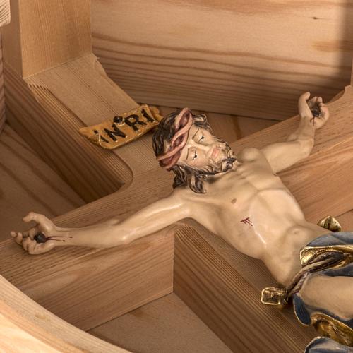 Crucifix in larch wood, Val Gardena 17