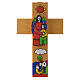 Croce Angelo Custode legno smaltato s2