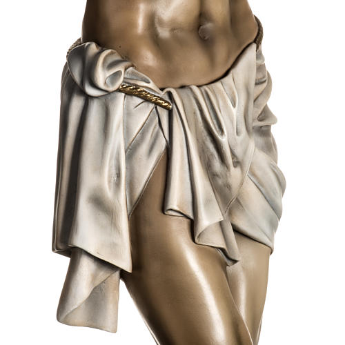 Leib Christi in Agonie aus Holzmasse. 3