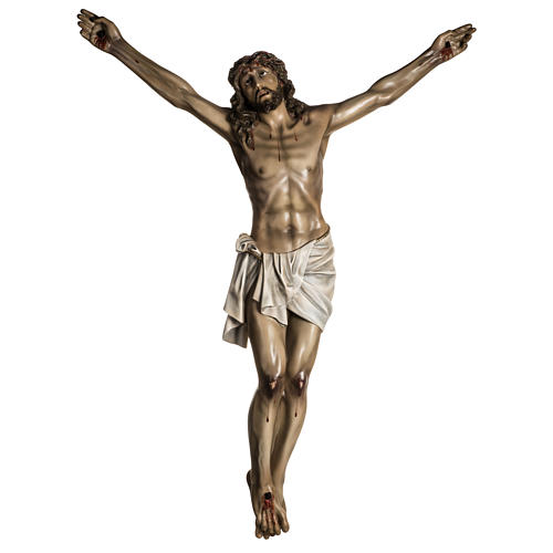 Corpo de Cristo morto pasta de madeira acab. antiquado 1