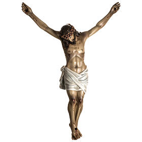 Body of Christ in wood paste, antique decorations