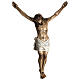 Body of Christ in wood paste, antique decorations s1