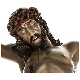 Body of Christ in wood paste, antique decorations