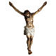 Body of Christ in wood paste, antique decorations s1