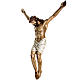 Body of Christ in wood paste, antique decorations s8
