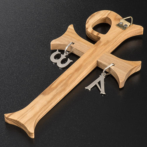 Kreuz von Aquileia aus Olivenholz. 5