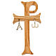 Kreuz von Aquileia aus Olivenholz. s1