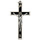 Crucifijo para sacerdotes en latón esmaltado 12x6 cm s1