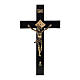 Crucifix for priests in durmast wood 20x10 cm s1