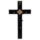 Crucifix for priests in durmast wood 20x10 cm s3
