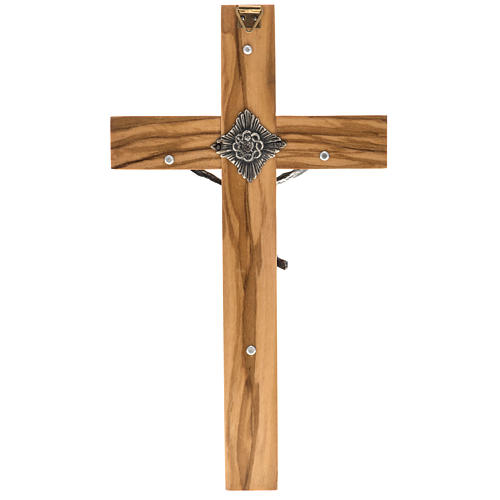 Krucyfiks zakonników drewno oliwkowe 20 X 10cm 3