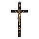 Crucifixo para padres madeira de carvalho 25x12 cm s1