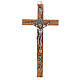 Crucifix for priests in olive wood 25x12 cm s1