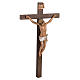 Krucyfiks Fontanini krzyż drewno 38 X 22 ciało Chrystusa pvc s3