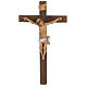Crucifix croix bois 30x17 corps pvc Fontanini s1