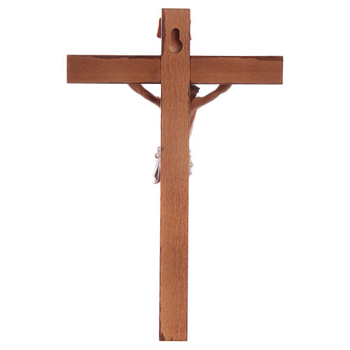 Kruzifix Fontanini aus Holz und PVC, 18x11,5cm. 4