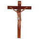 Crucifijo Fontanini cruz madera 18 x 11,5 cuerpo PVC s1