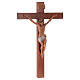 Crucifijo Fontanini cruz madera 18 x 11,5 cuerpo PVC s3