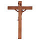 Crucifixo Fontanini cruz madeira 18x11,5 cm corpo pvc s4
