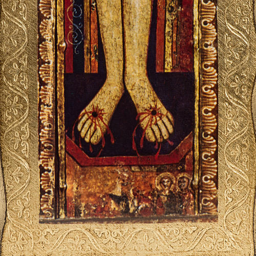 Kruzifix von San Damiano aus Holz. 4