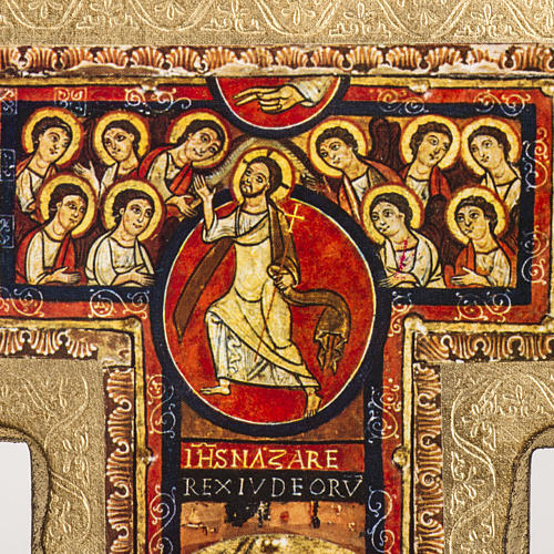 Krucyfiks świętego Damiana druk na drewnie 3