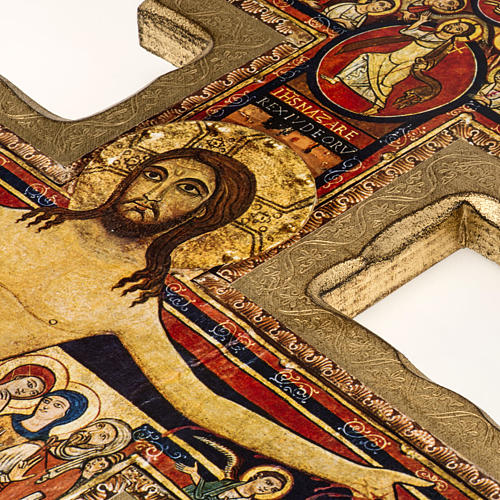 Krucyfiks świętego Damiana druk na drewnie 5